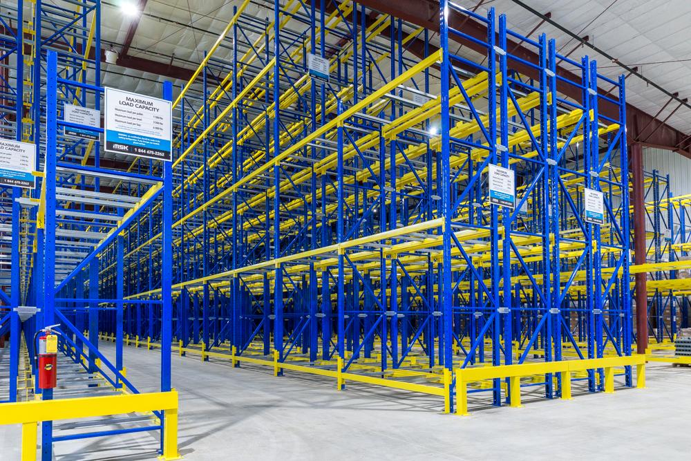 Towards Maximum Efficiency: A Racking System Tailored for Autonomous Forklifts at Massilly